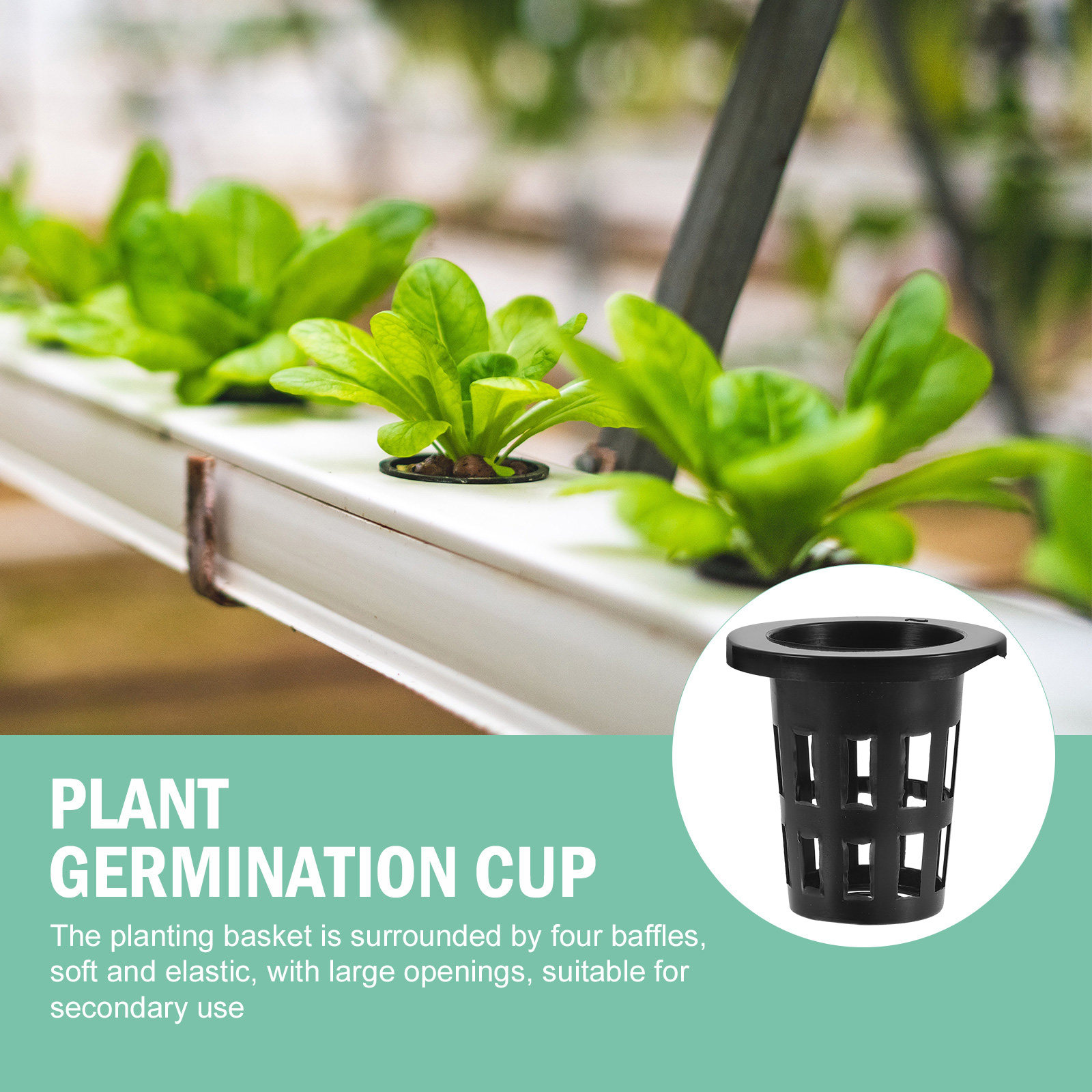 50 sztuk plastikowych koszyków – Plant Pot recenzja i cena