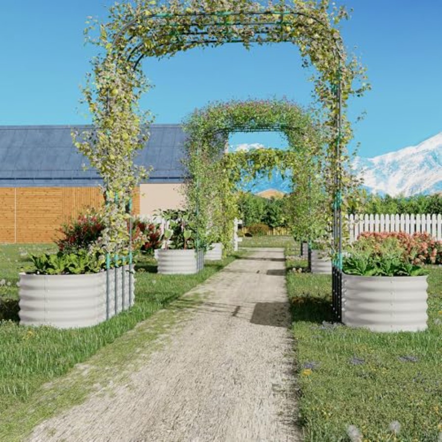 Wysoka, ocynkowana grządka pod – Raised Garden Bed recenzja i cena