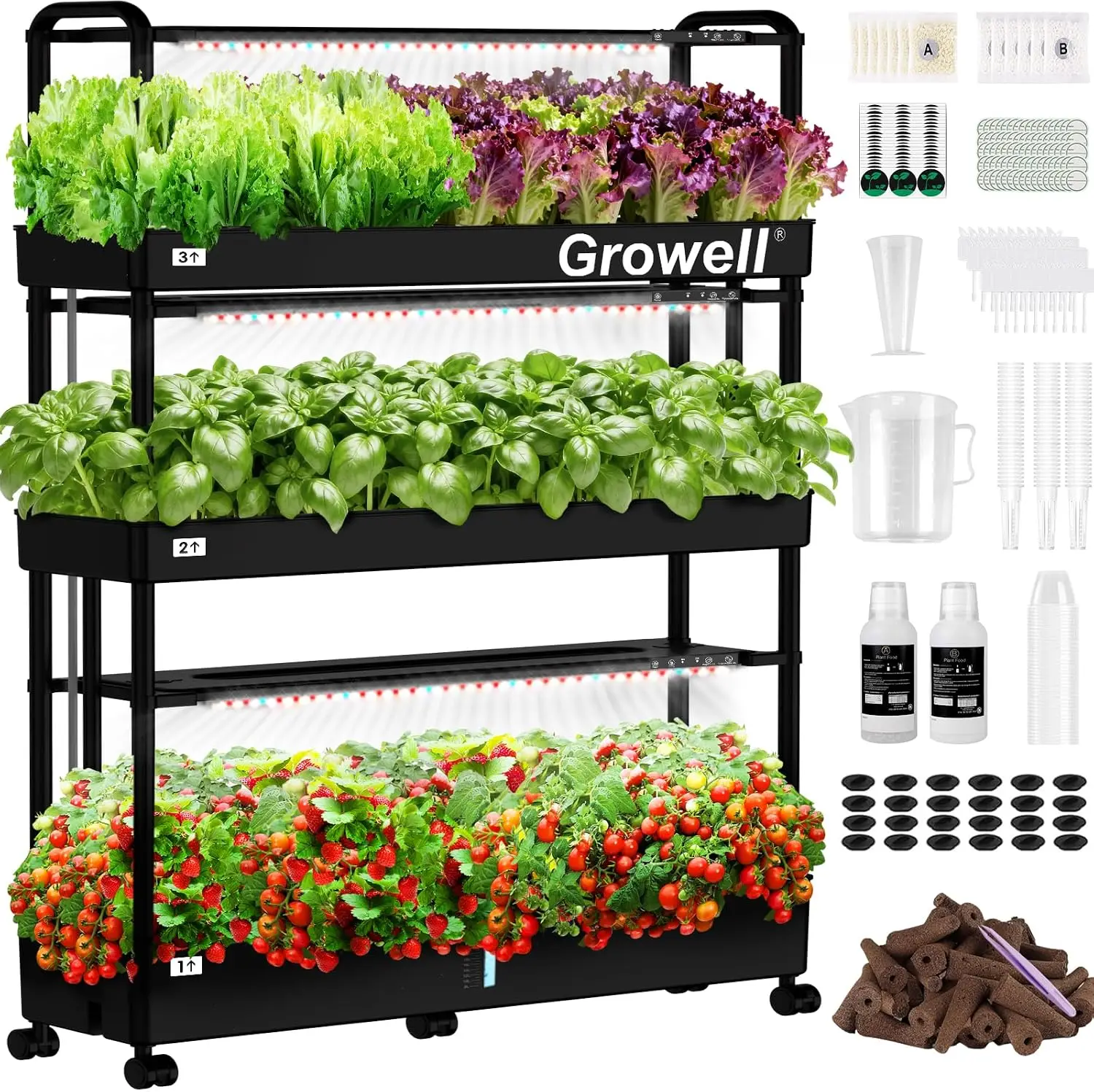 Duży zestaw do hydroponicznej  – Hydroponic Kit recenzja i cena