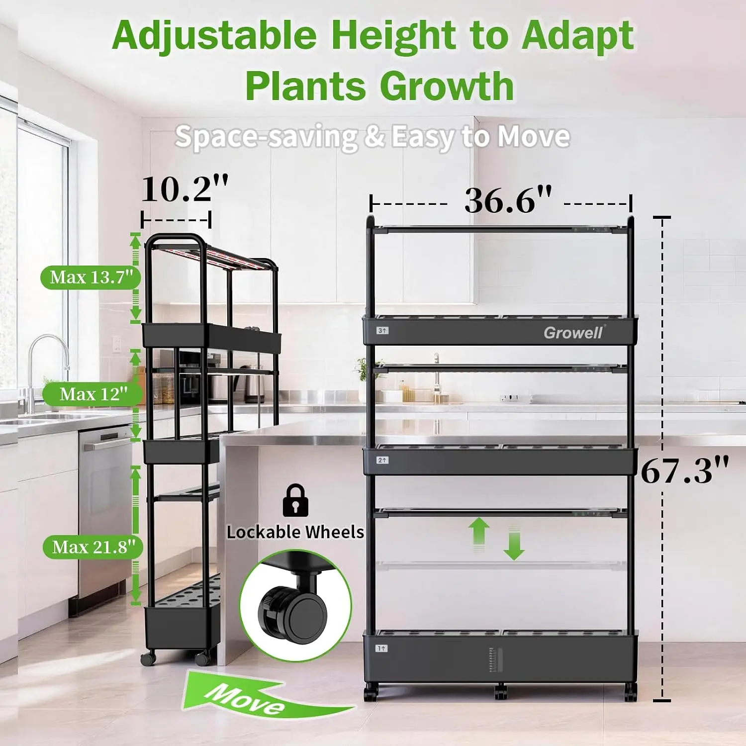 Duży zestaw do hydroponicznej  – Hydroponic Kit recenzja i cena
