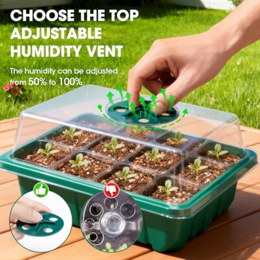 5 Zestawów Tacek do Rozsady z  – Seed Starter Tray recenzja i cena